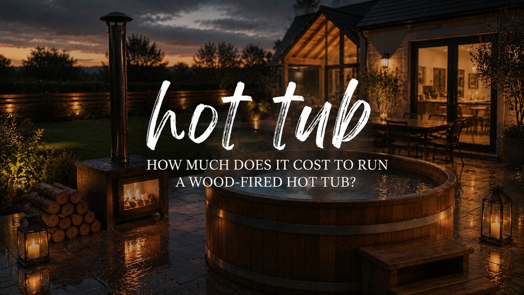 How much does it cost to run a wood-fired hot tub