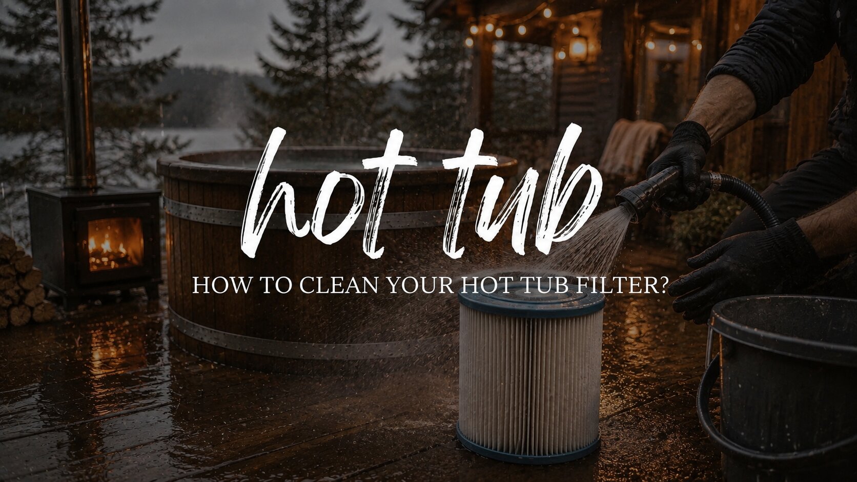 How to clean a hot tub filter