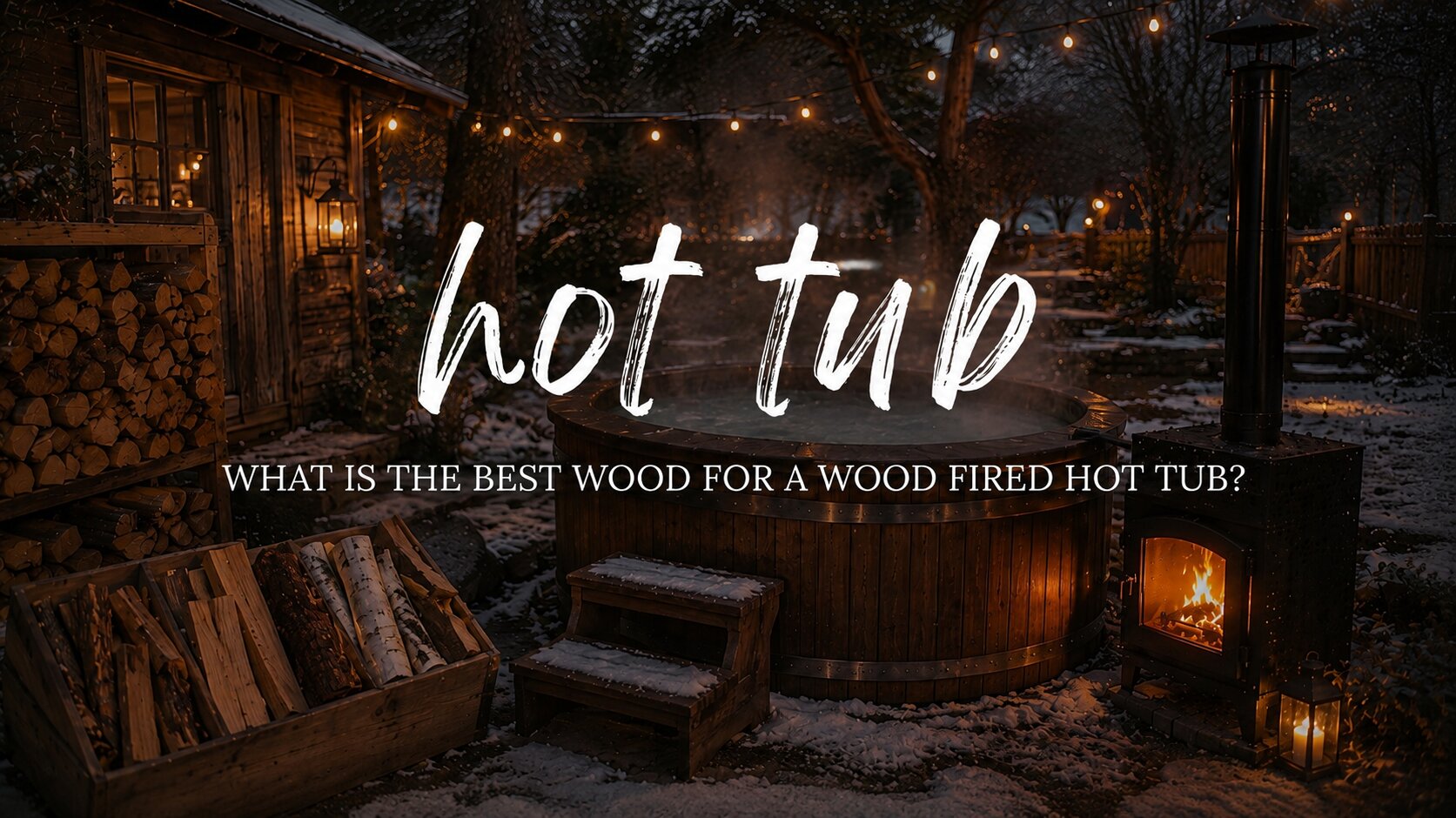 What is the best wood for a wood fired hot tub