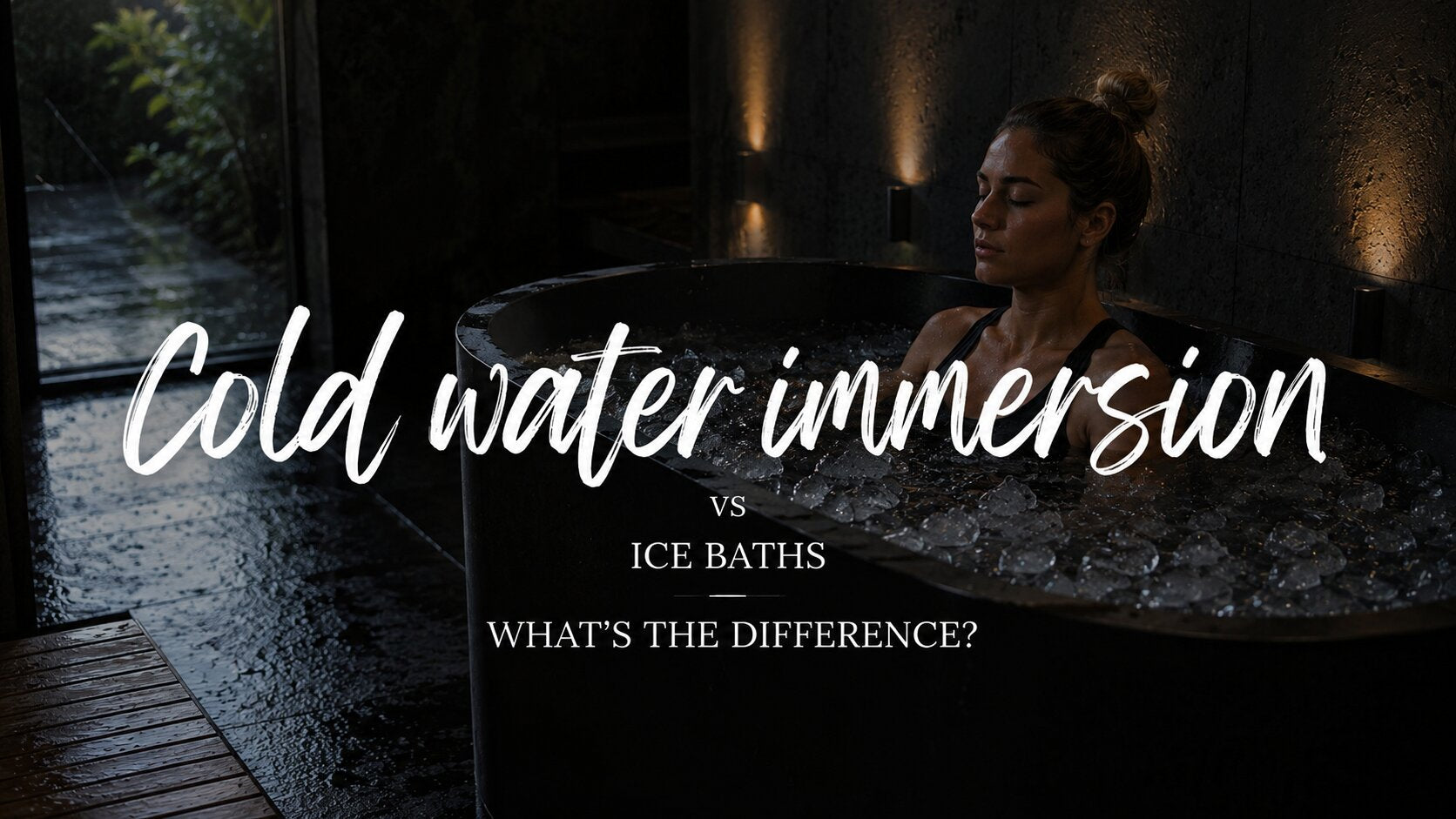 Cold water immersion vs ice baths